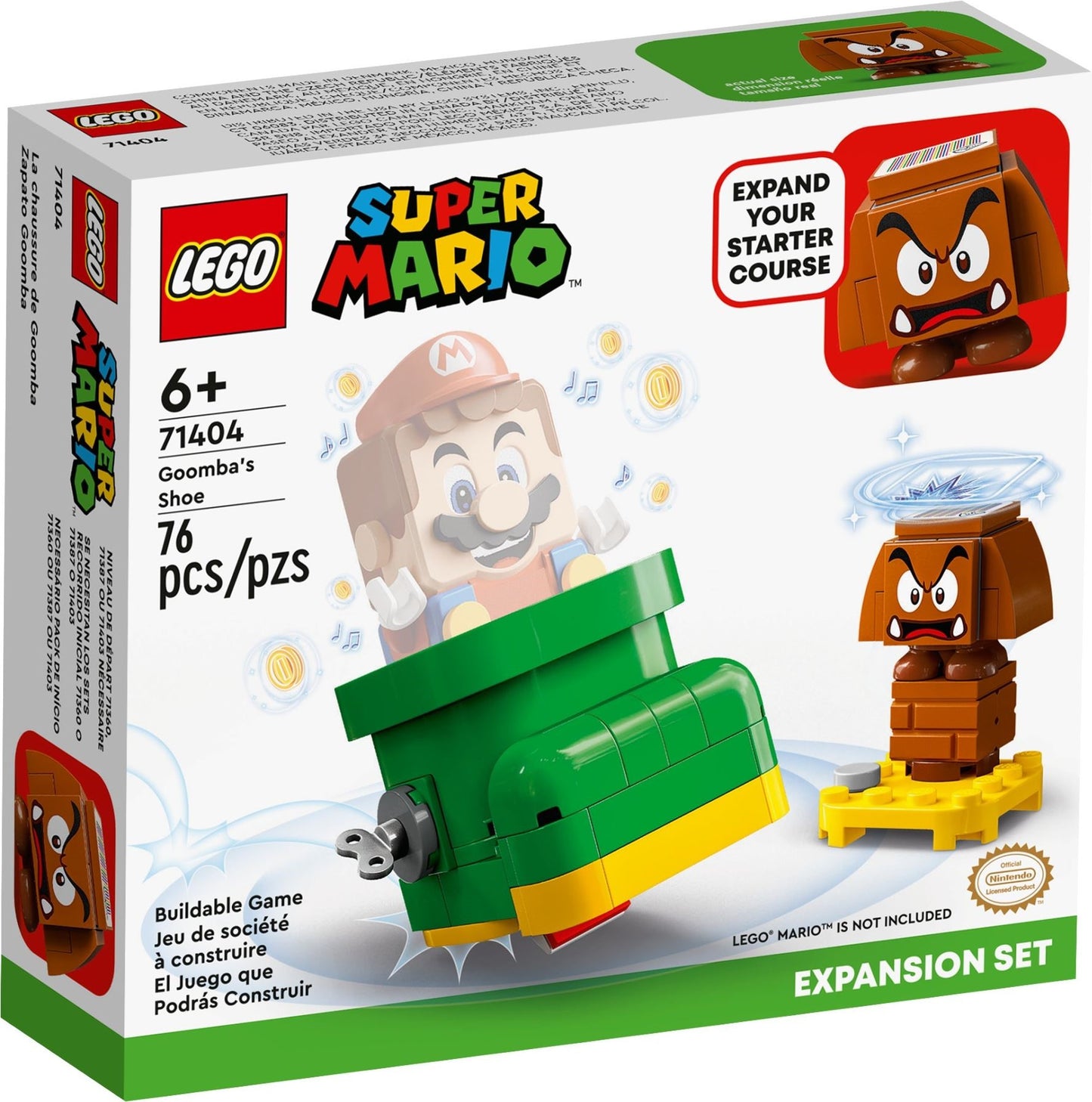 LEGO 71404 Super Mario Goomba’s Shoe Expansion Set