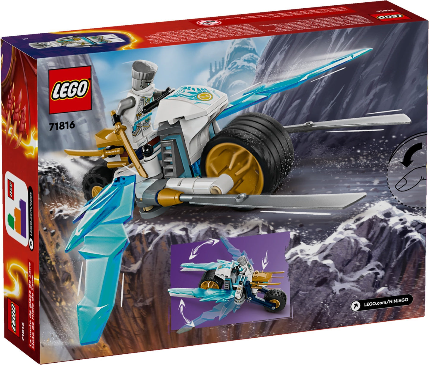 LEGO 71816 Ninjago Zane's Ice Motorcycle