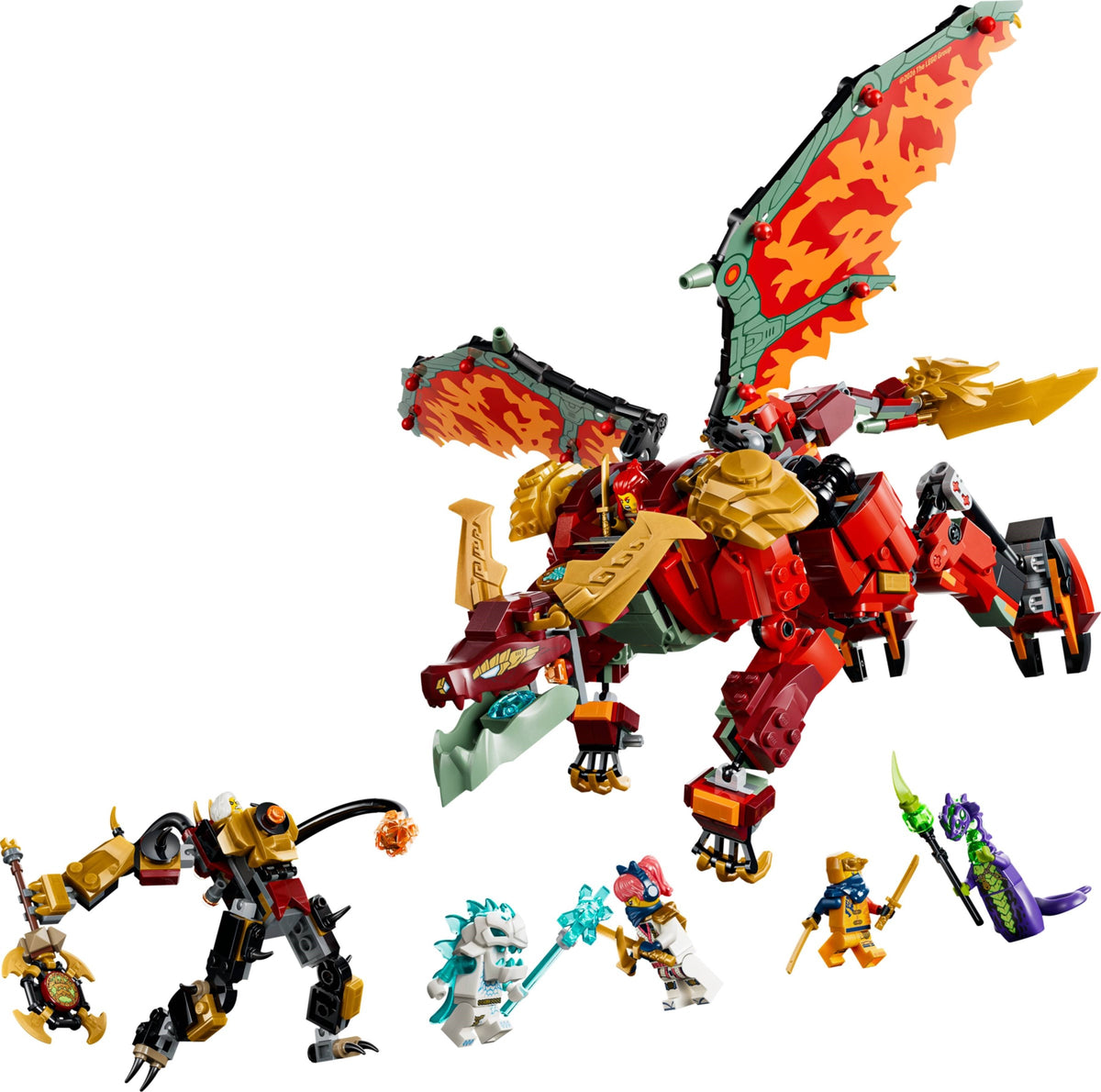 LEGO 71868 Wyldfyre's Transforming Dragon Mech