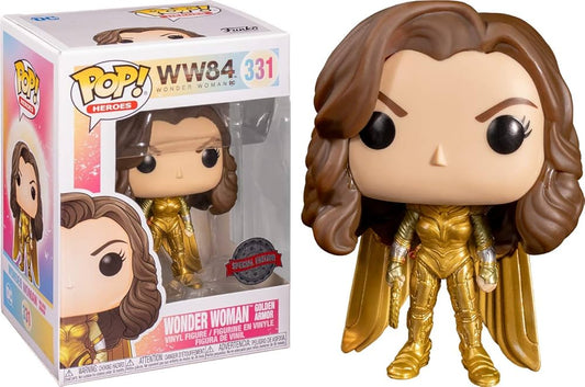 Funko POP! #331 WW84 Wonder Woman Golden Armor Vinyl Figure