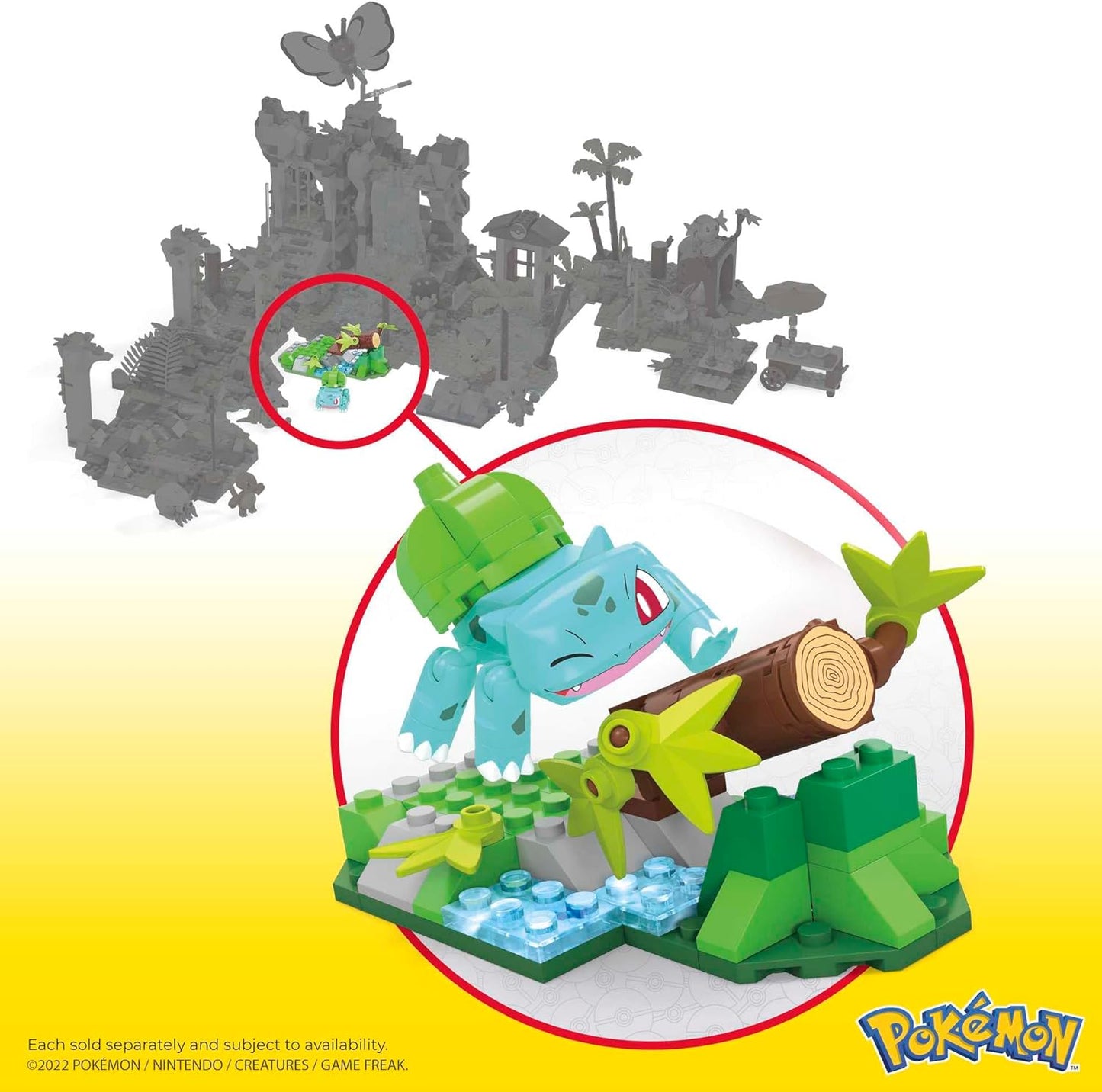 Mega Bloks Construx Pokemon Bulbasaur's Forest Trek HDL77