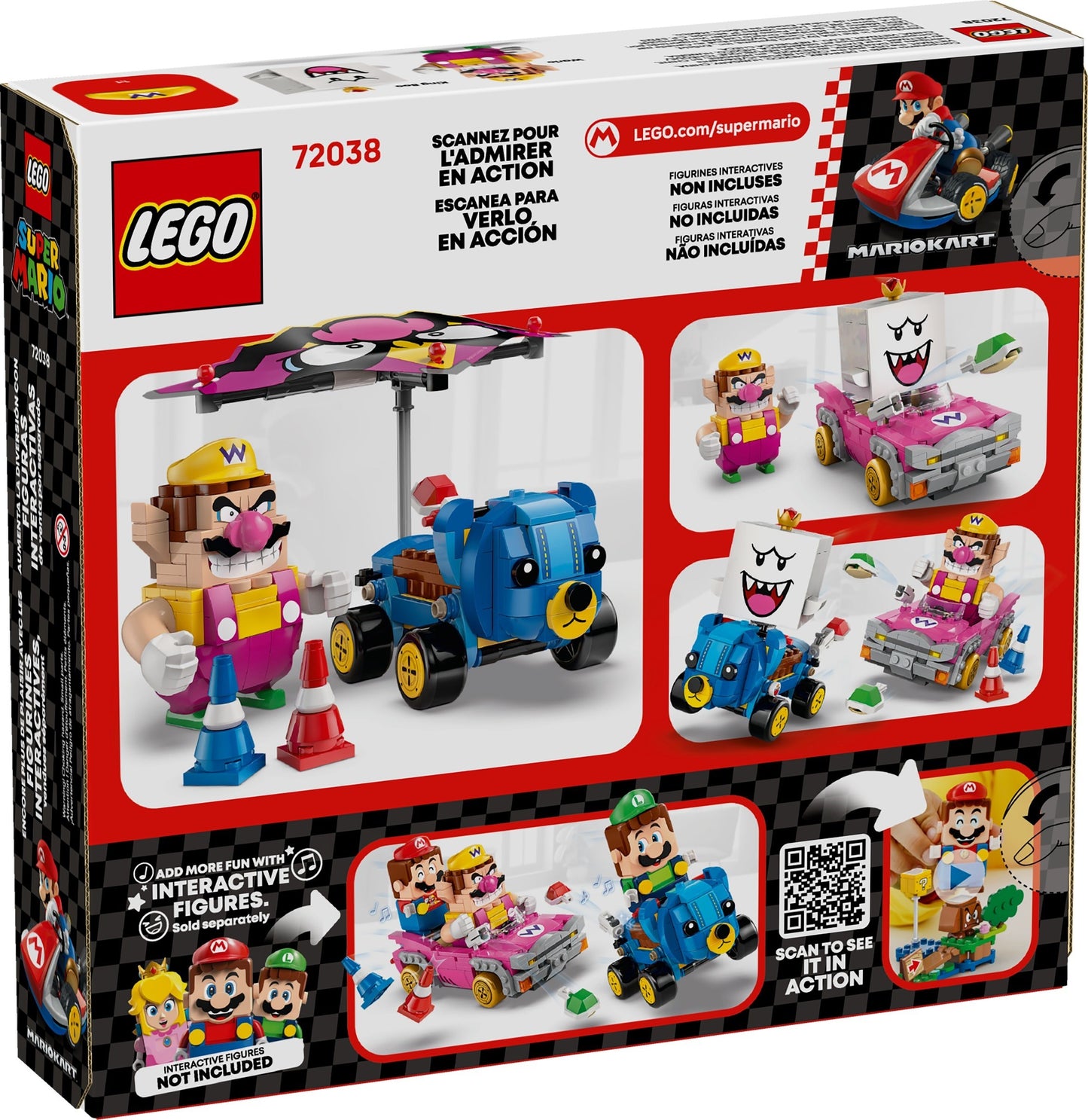 LEGO 72038 Super Mario Mario Kart – Wario & King Boo