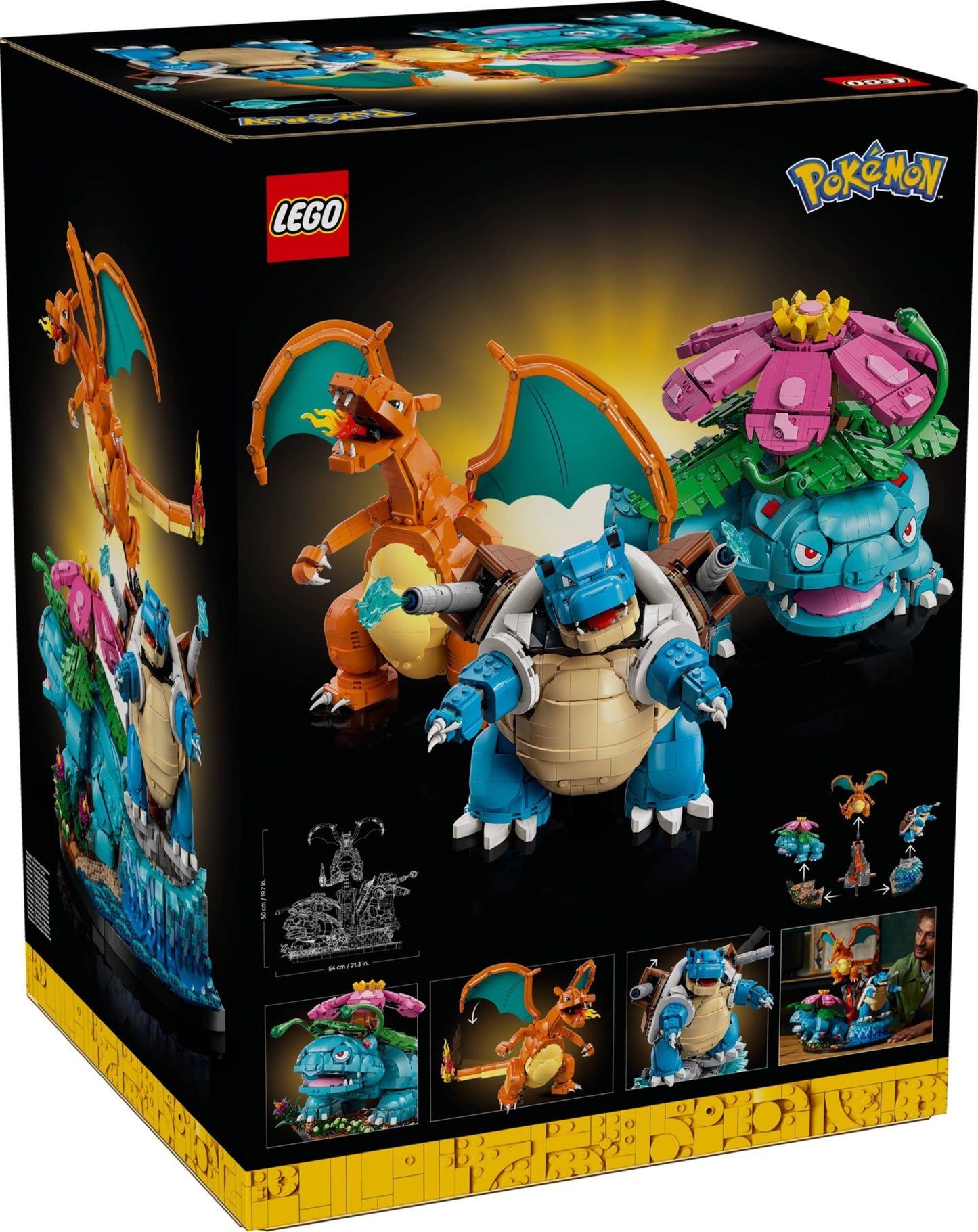 LEGO 72153 Pokemon Venusaur, Charizard and Blastoise