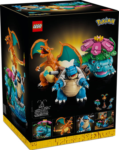 LEGO 72153 Pokemon Venusaur, Charizard and Blastoise