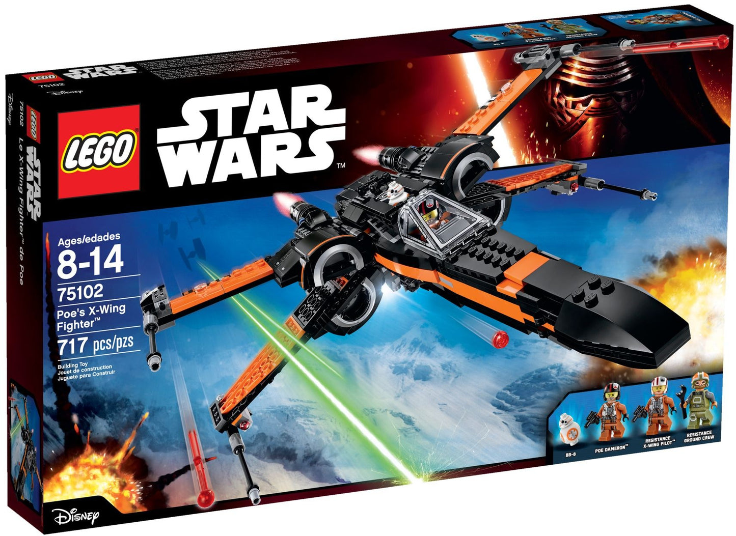 LEGO 75102 Star Wars Poe's X-Wing Starfighter (Pre-Owned)