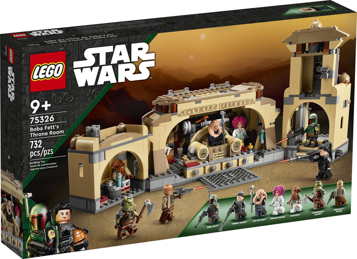 LEGO 75326 Star Wars Boba Fett's Throne Room