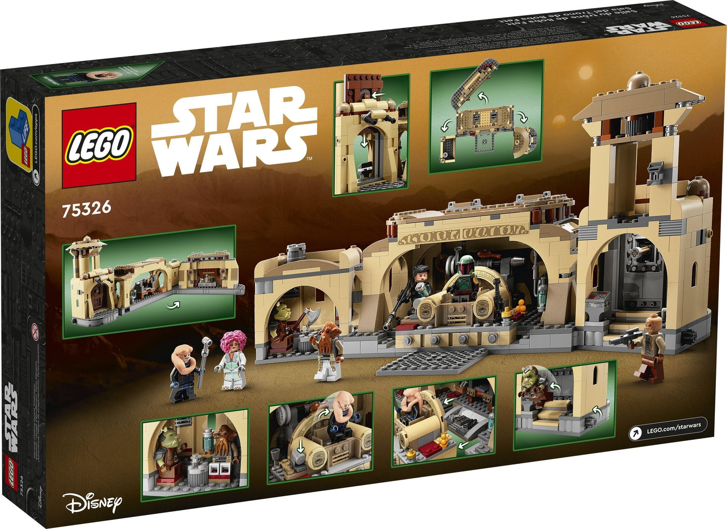LEGO 75326 Star Wars Boba Fett's Throne Room