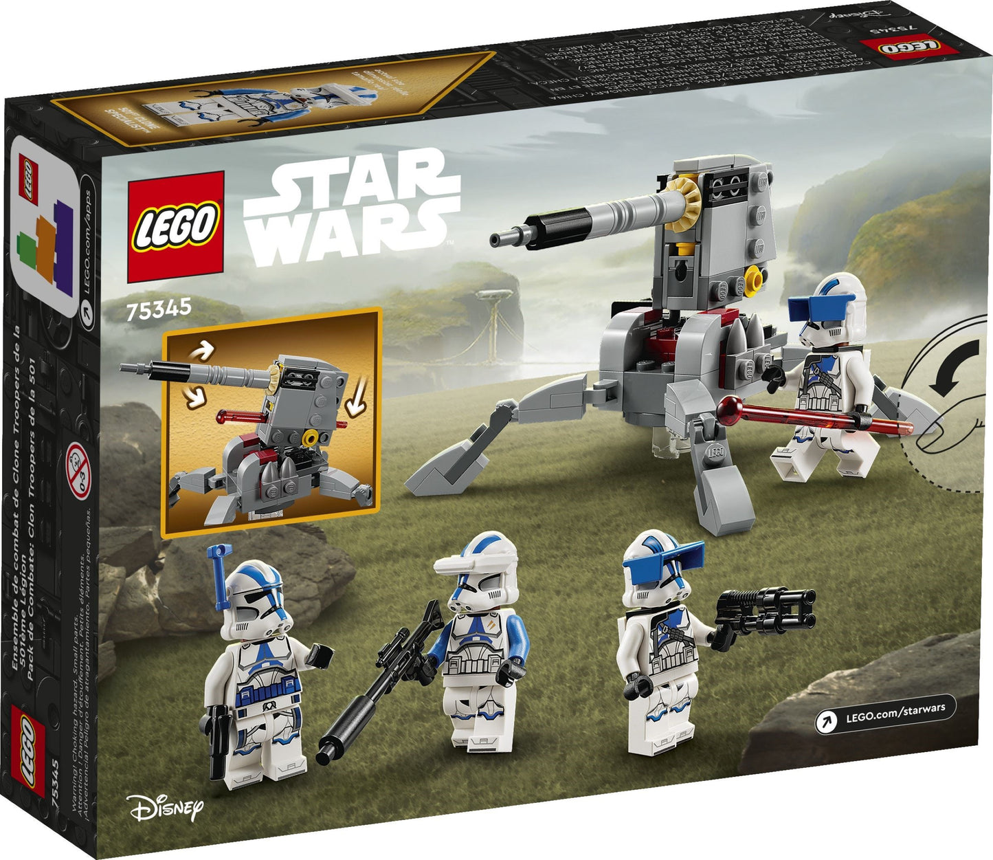 LEGO 75345 Star Wars 501st Clone Troopers Battle Pack