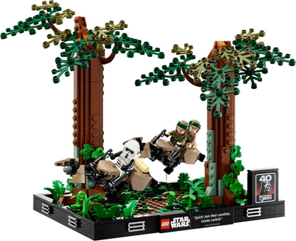 LEGO 75353 Endor Speeder Chase Diorama