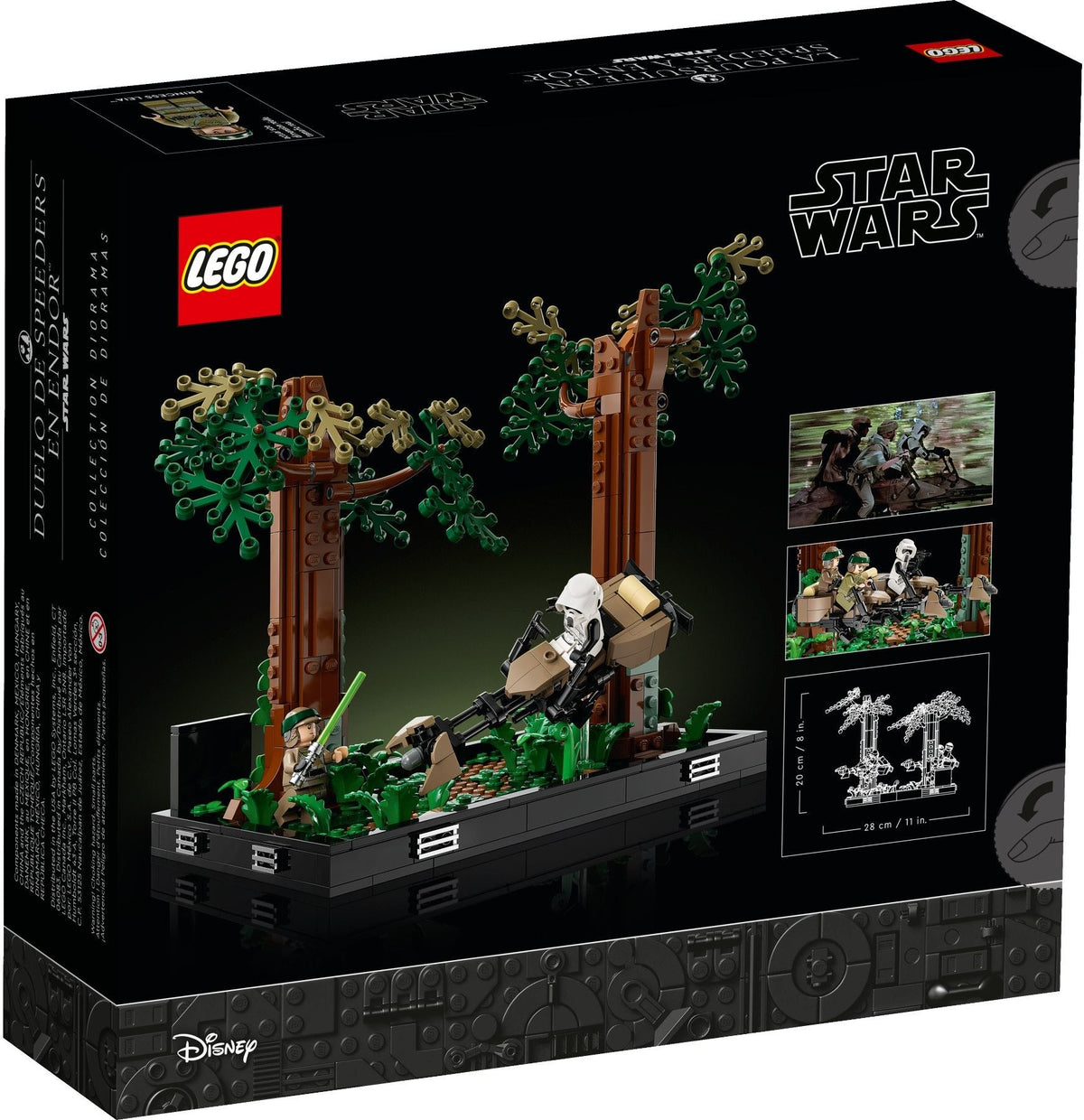 LEGO 75353 Endor Speeder Chase Diorama