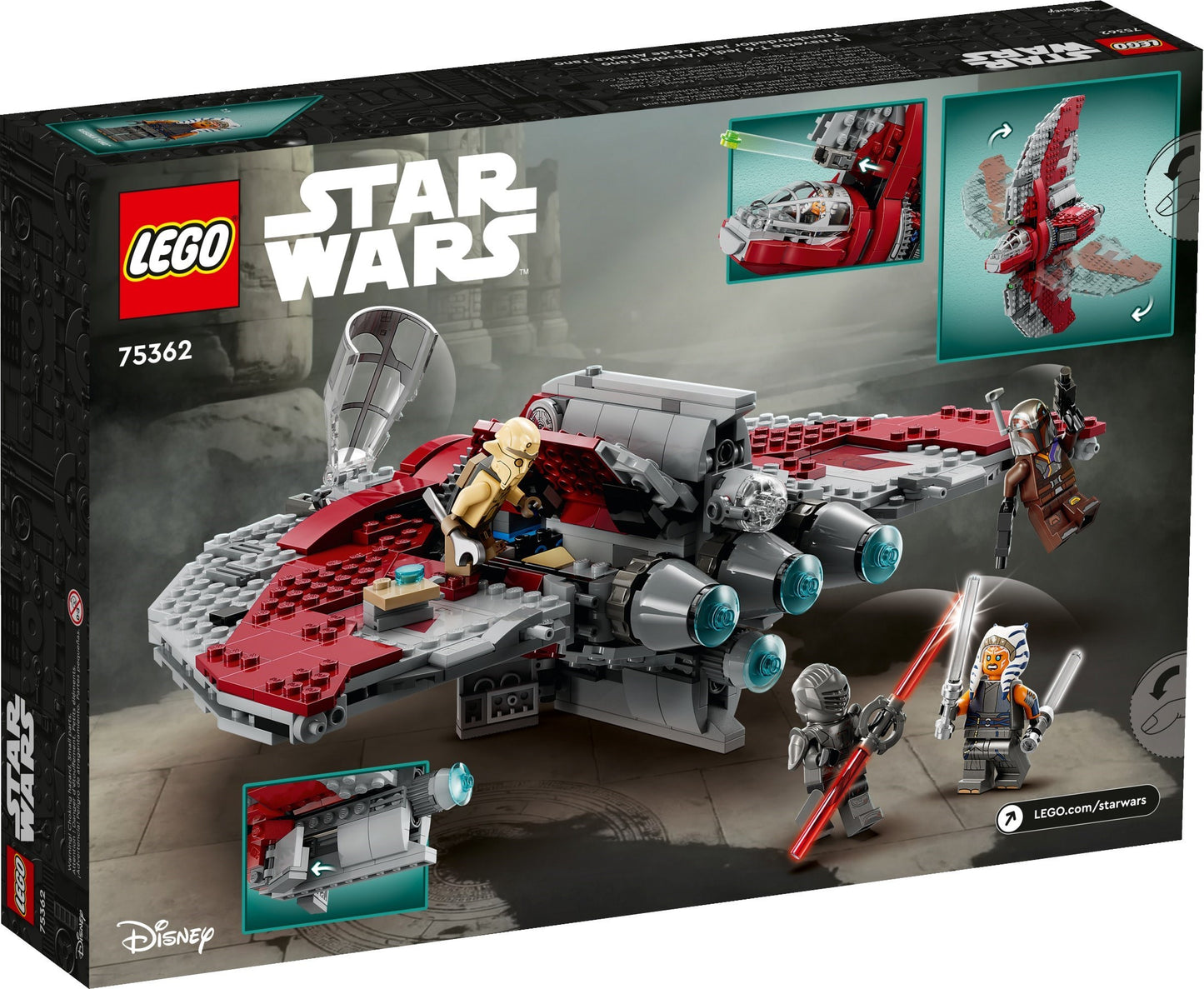 LEGO 75362 Star Wars Ahsoka Tano's T-6 Jedi Shuttle