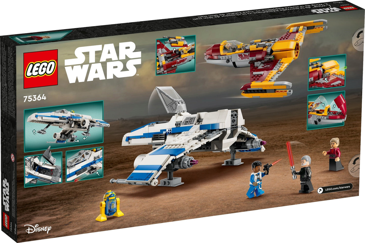 LEGO 75364 Star Wars New Republic E-Wing vs. Shin Hati’s Starfighter