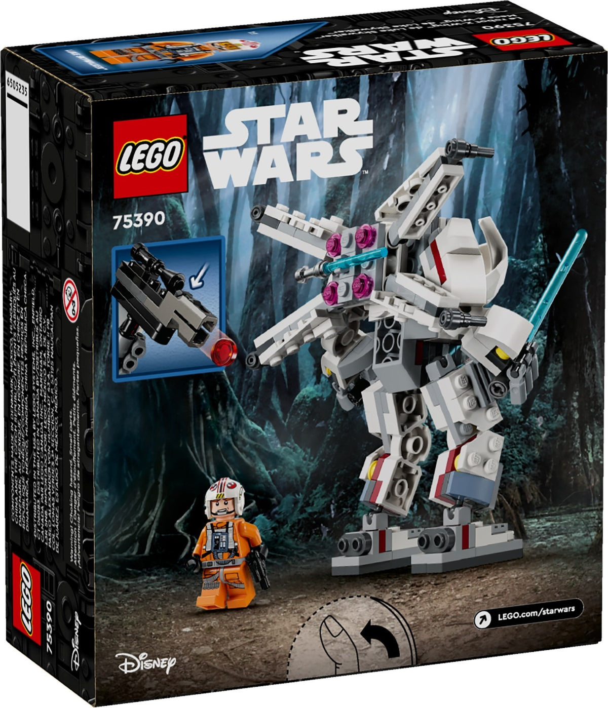 LEGO 75390 Luke Skywalker X-wing Mech - imperfect box