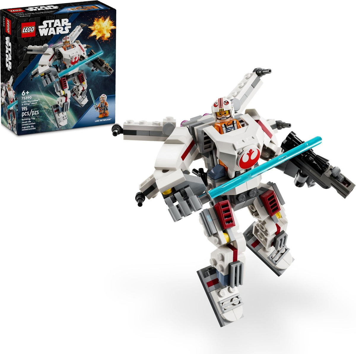 LEGO 75390 Luke Skywalker X-wing Mech - imperfect box