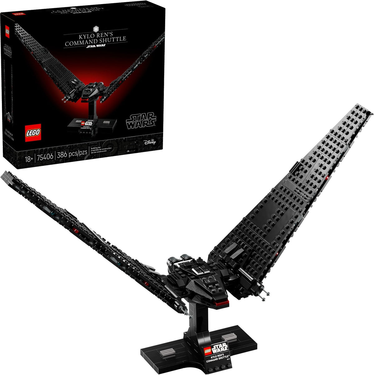 LEGO 75406 - Box front with model