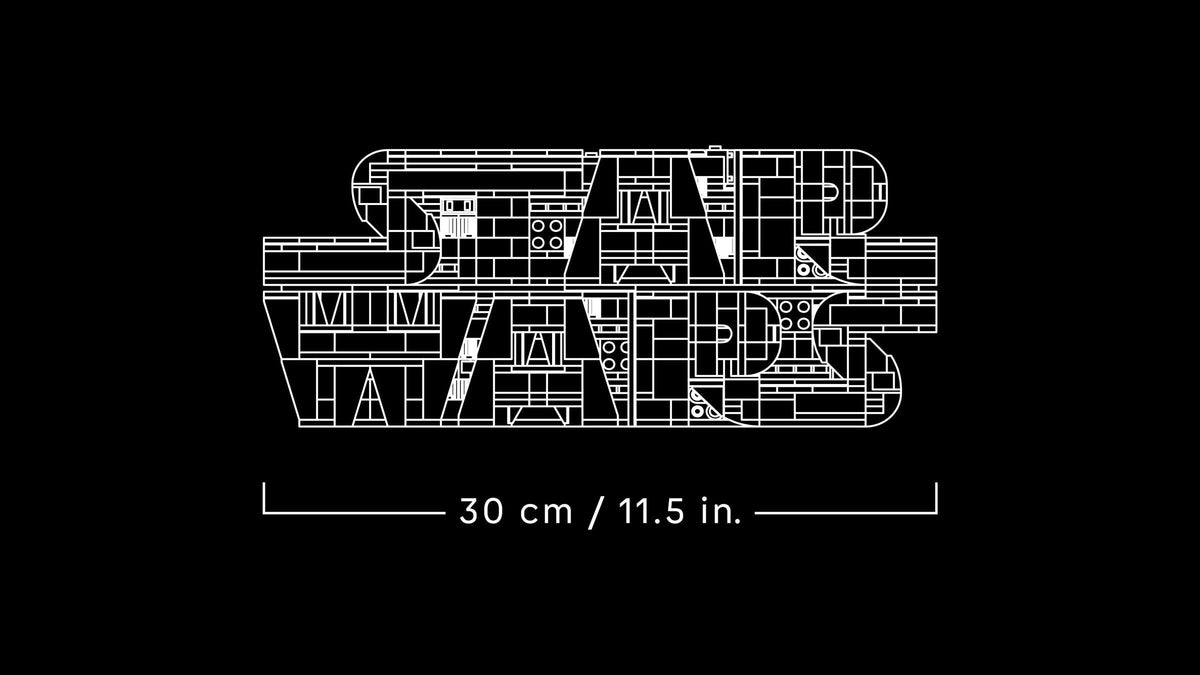 LEGO 75407 Brick-Built Star Wars Logo