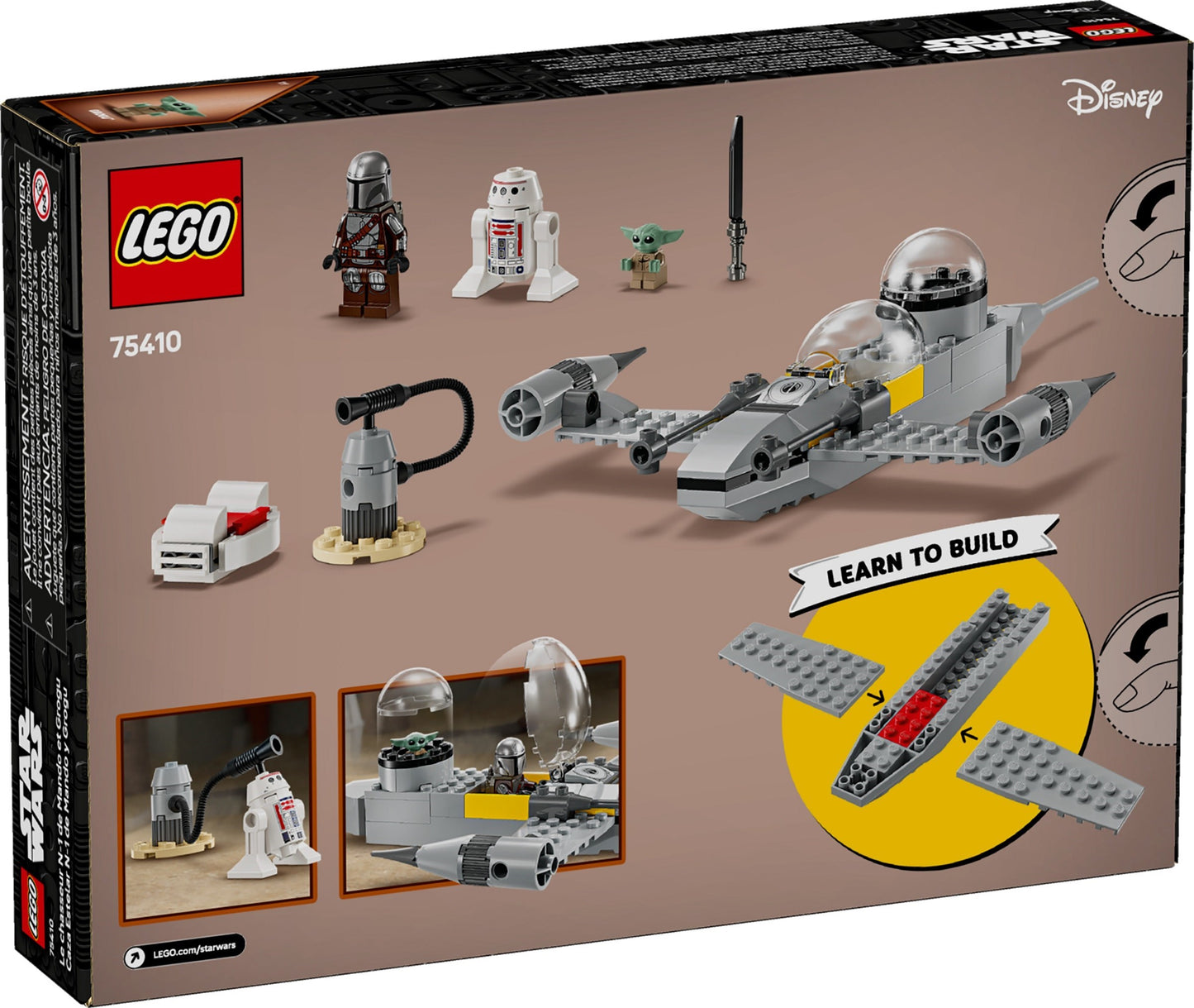 LEGO 75410 Star Wars Mando and Grogu's N-1 Starfighter