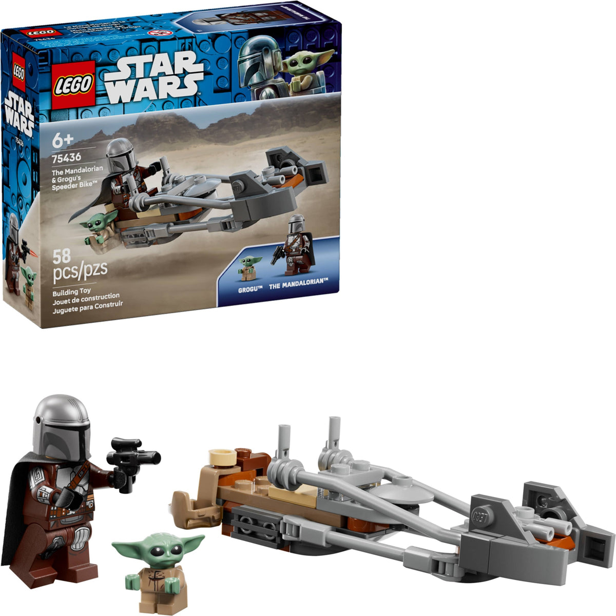 LEGO 75436 The Mandalorian & Grogu's Speeder Bike