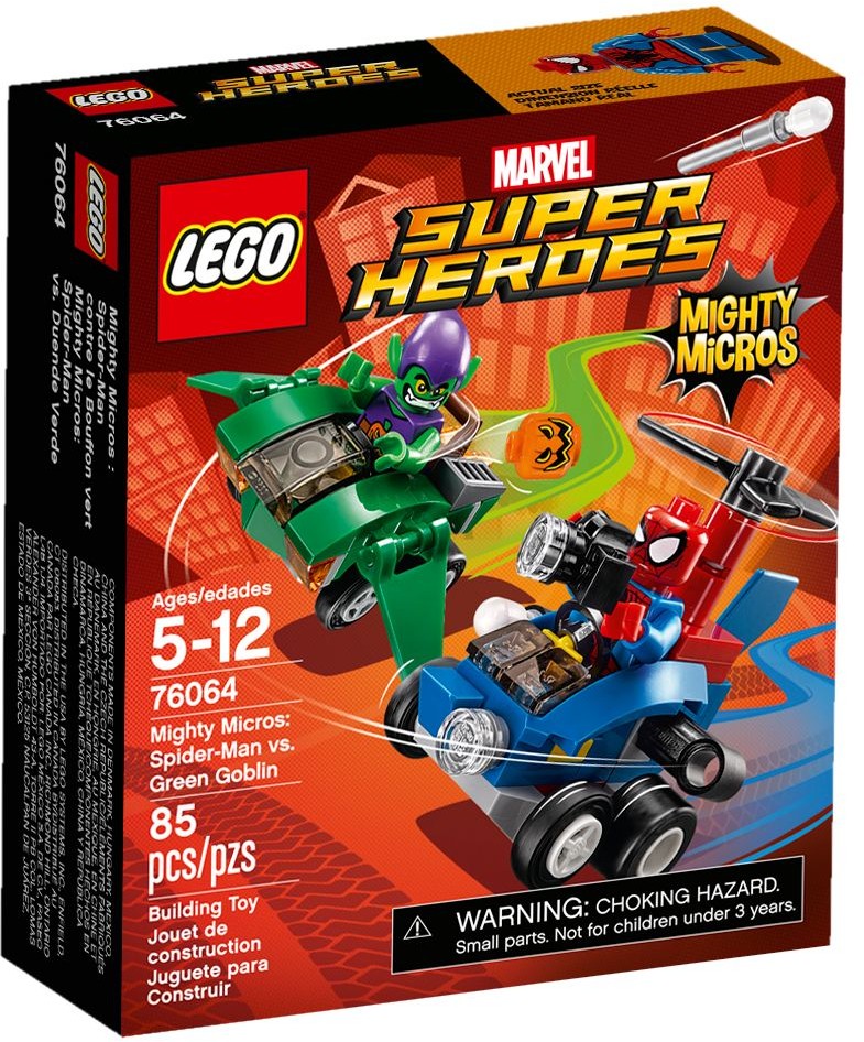 LEGO 76064 Marvel Mighty Macros: Spider-Man vs Green Goblin