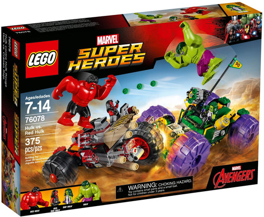 LEGO 76078 Marvel Super Heroes Hulk vs. Red Hulk
