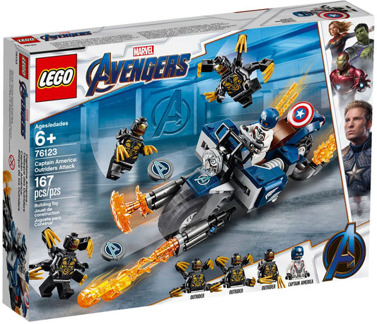 LEGO 76123 Marvel Super Heroes Captain America: Outriders Attack