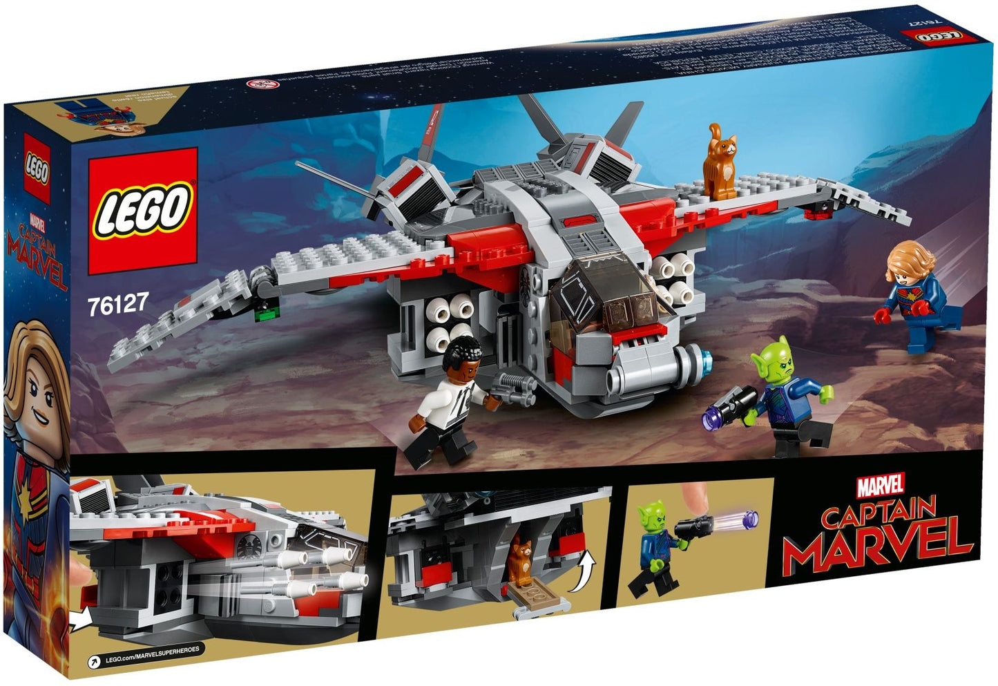 LEGO 76127 Marvel Super Heroes Captain Marvel and The Skrull Attack