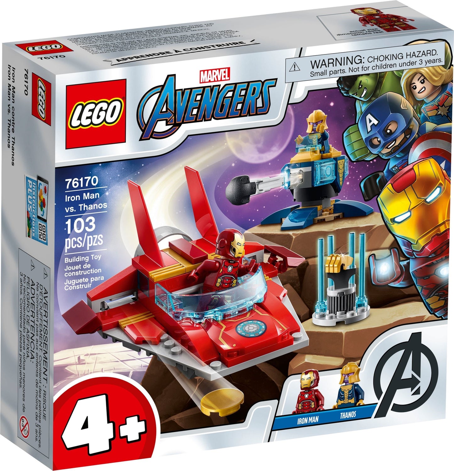 LEGO 76170 Marvel Super Heroes Iron Man vs. Thanos