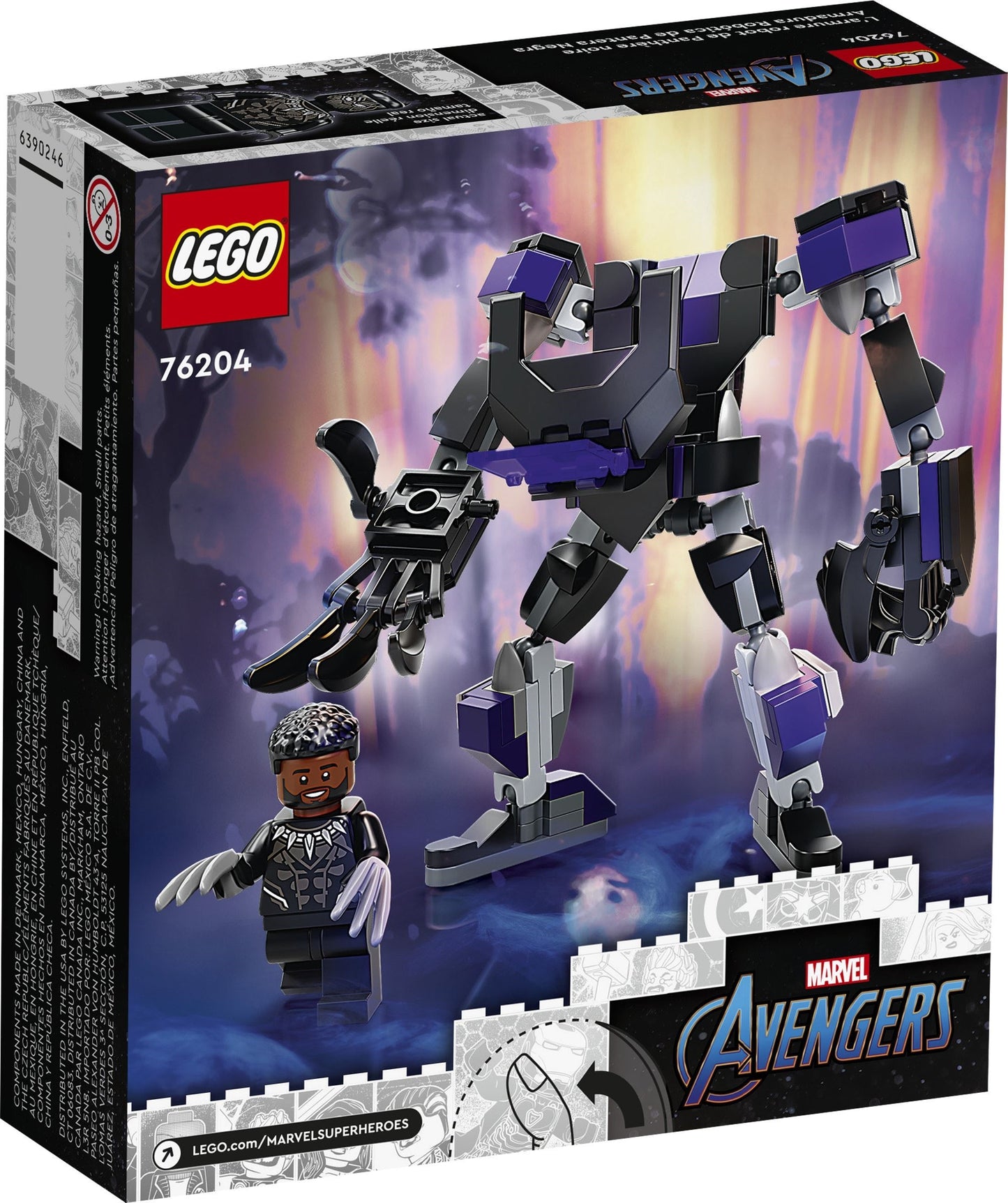 LEGO 76204 Marvel Super Heroes Black Panther Mech Armor