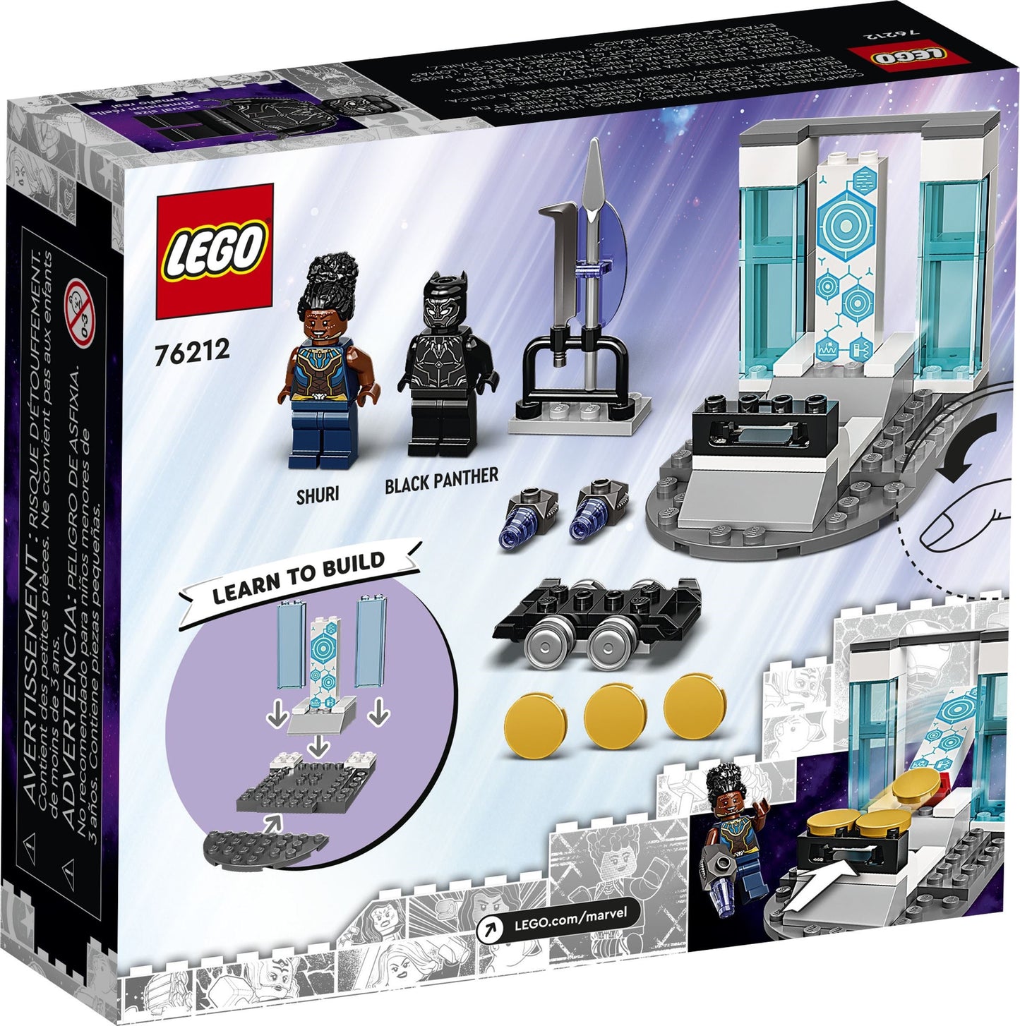 LEGO 76212 Marvel Super Heroes Shuri's Lab