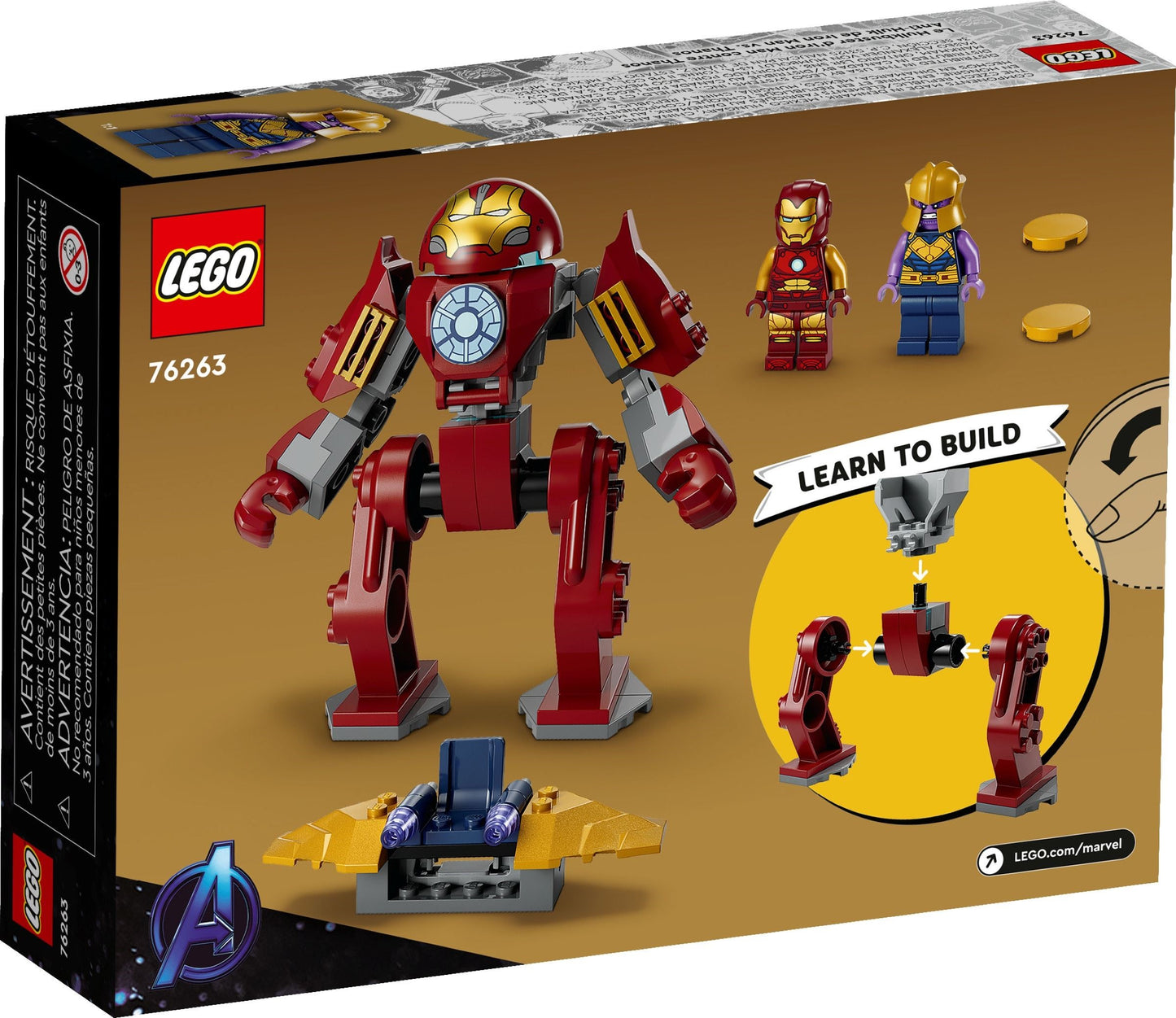 LEGO 76263 Marvel Super Heroes Iron Man Hulkbuster vs. Thanos