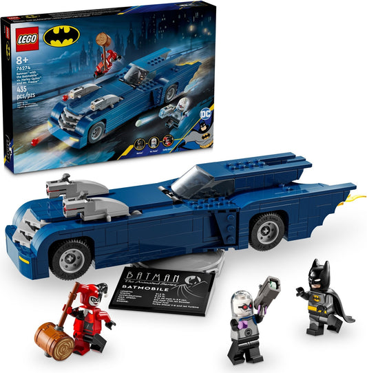 LEGO 76274 DC Comics Super Heroes Batman with the Batmobile vs. Harley Quinn and Mr. Freeze