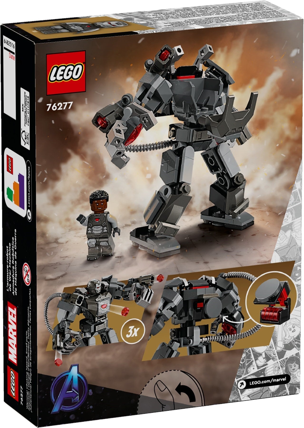 LEGO 76277 Marvel Super Heroes War Machine Mech Armor