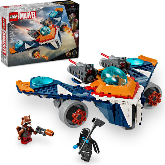 LEGO 76278 Marvel Super Heroes Rocket's Warbird vs. Ronan