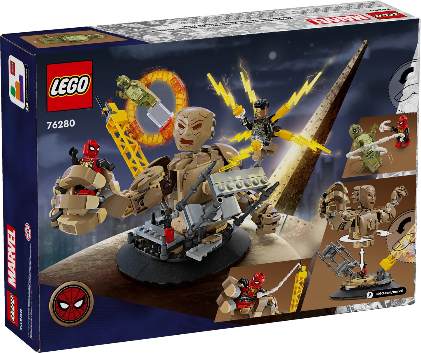 LEGO 76280 Marvel Super Heroes Spider-Man vs. Sandman: Final Battle