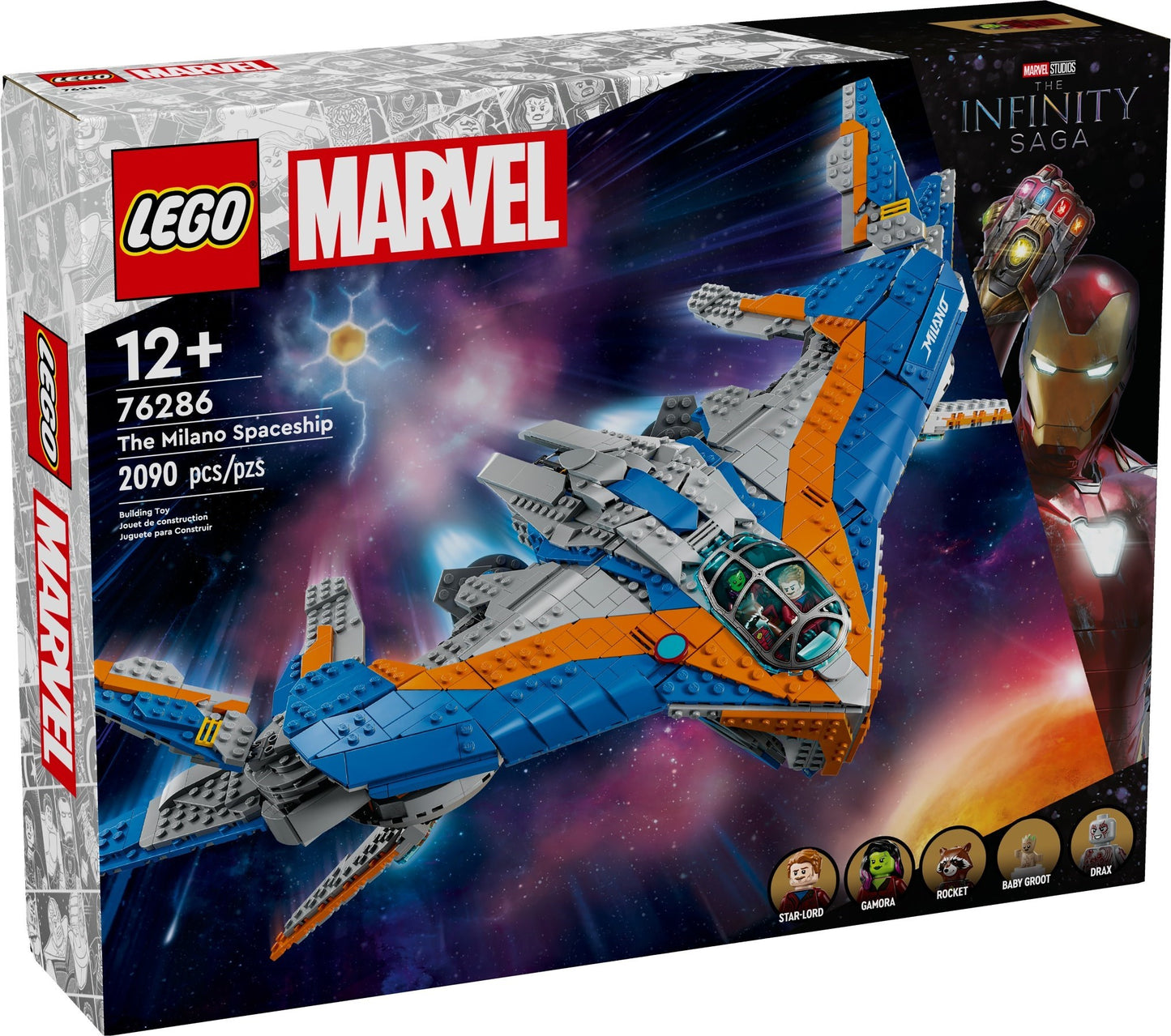 LEGO 76286 Marvel Super Heroes The Milano Spaceship