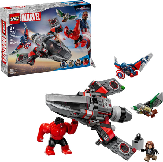 LEGO 76292 Marvel Super Heroes Captain America vs. Red Hulk Battle