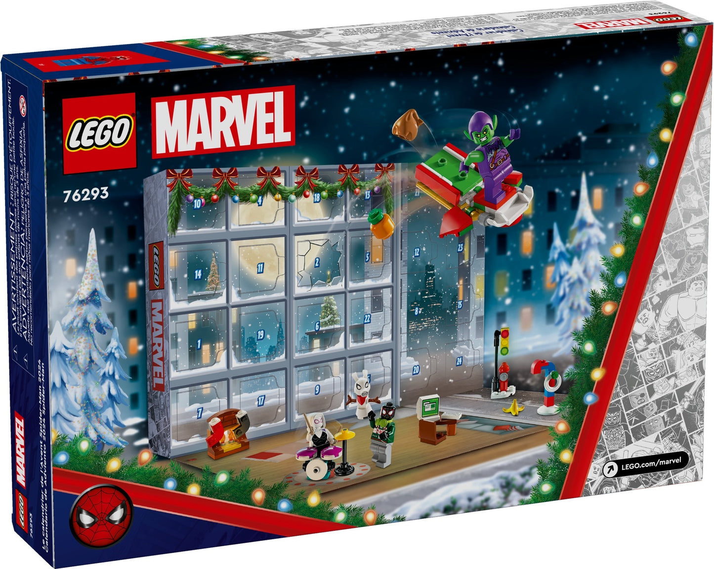 LEGO 76293 Marvel Super Heroes Spider-Man 2024 Advent Calendar