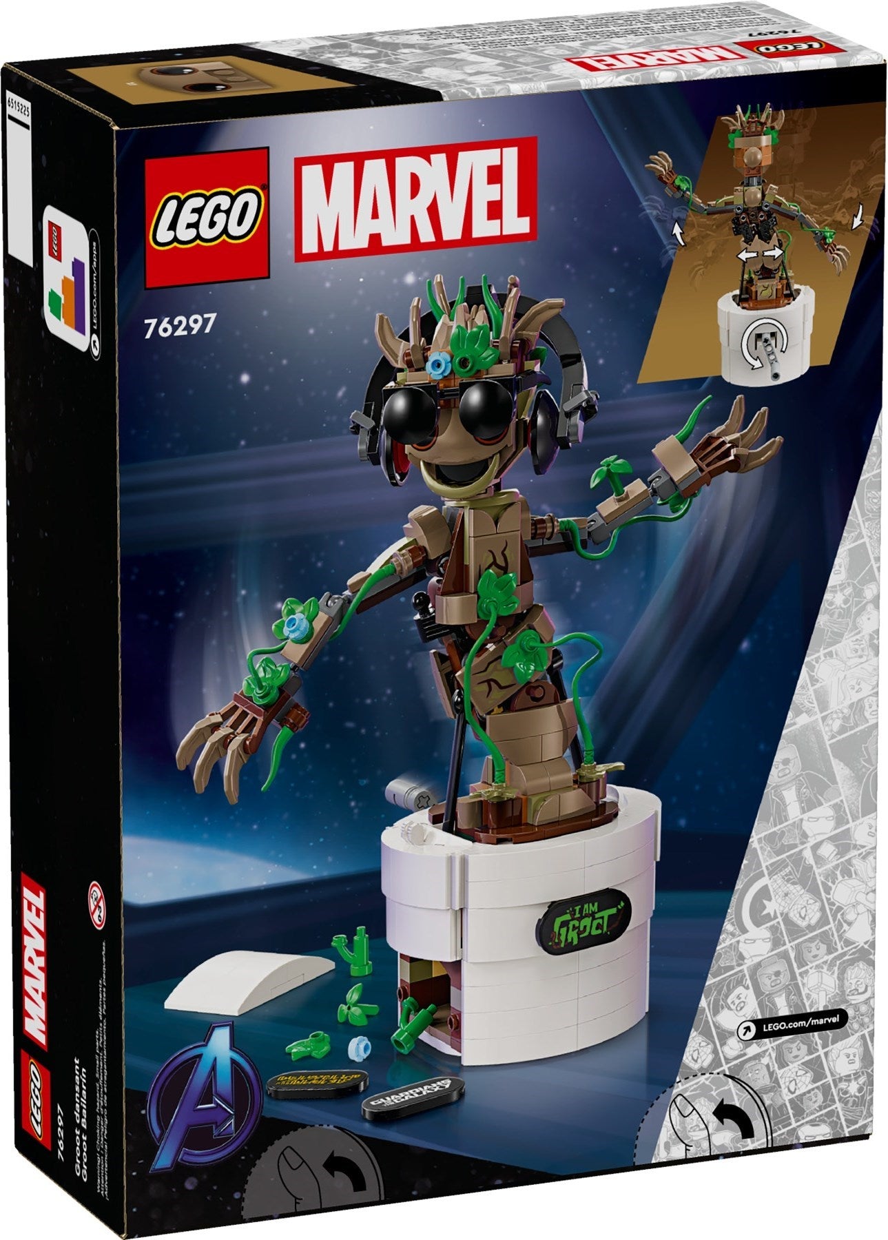 LEGO 76297 Marvel Super Heroes Dancing Groot