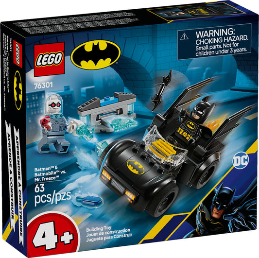 LEGO 76301 DC Comics Super Heroes Batman & Batmobile vs. Mr. Freeze