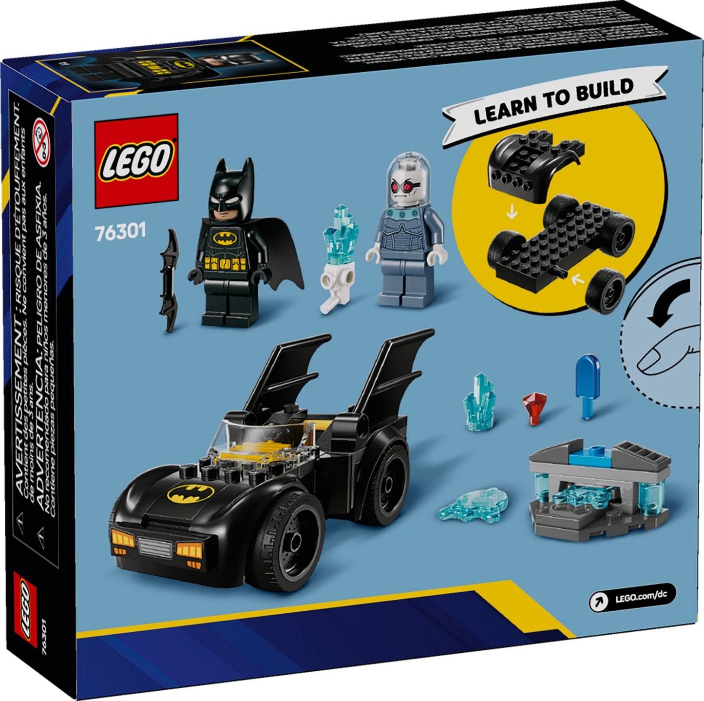 LEGO 76301 DC Comics Super Heroes Batman & Batmobile vs. Mr. Freeze
