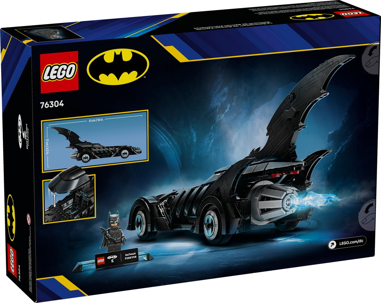 LEGO 76304 DC Comics Super Heroes Batman Forever Batmobile