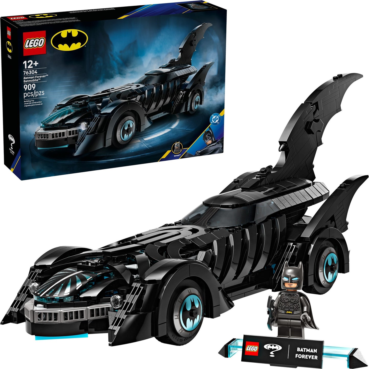 LEGO 76304 DC Comics Super Heroes Batman Forever Batmobile