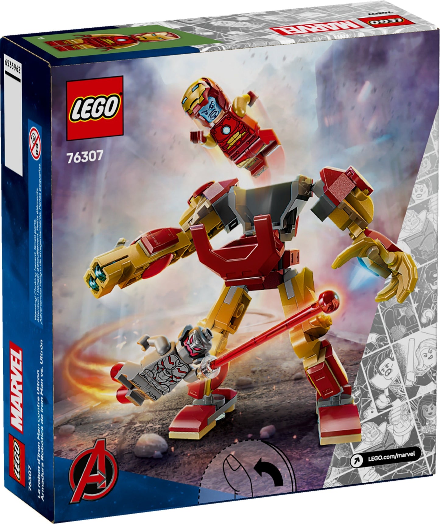 LEGO 76307 Marvel Super Heroes Iron Man Mech vs. Ultron