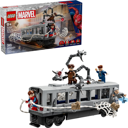 LEGO 76321 Marvel Super Heroes Spider-Man vs. Doc Ock Subway Train Scene