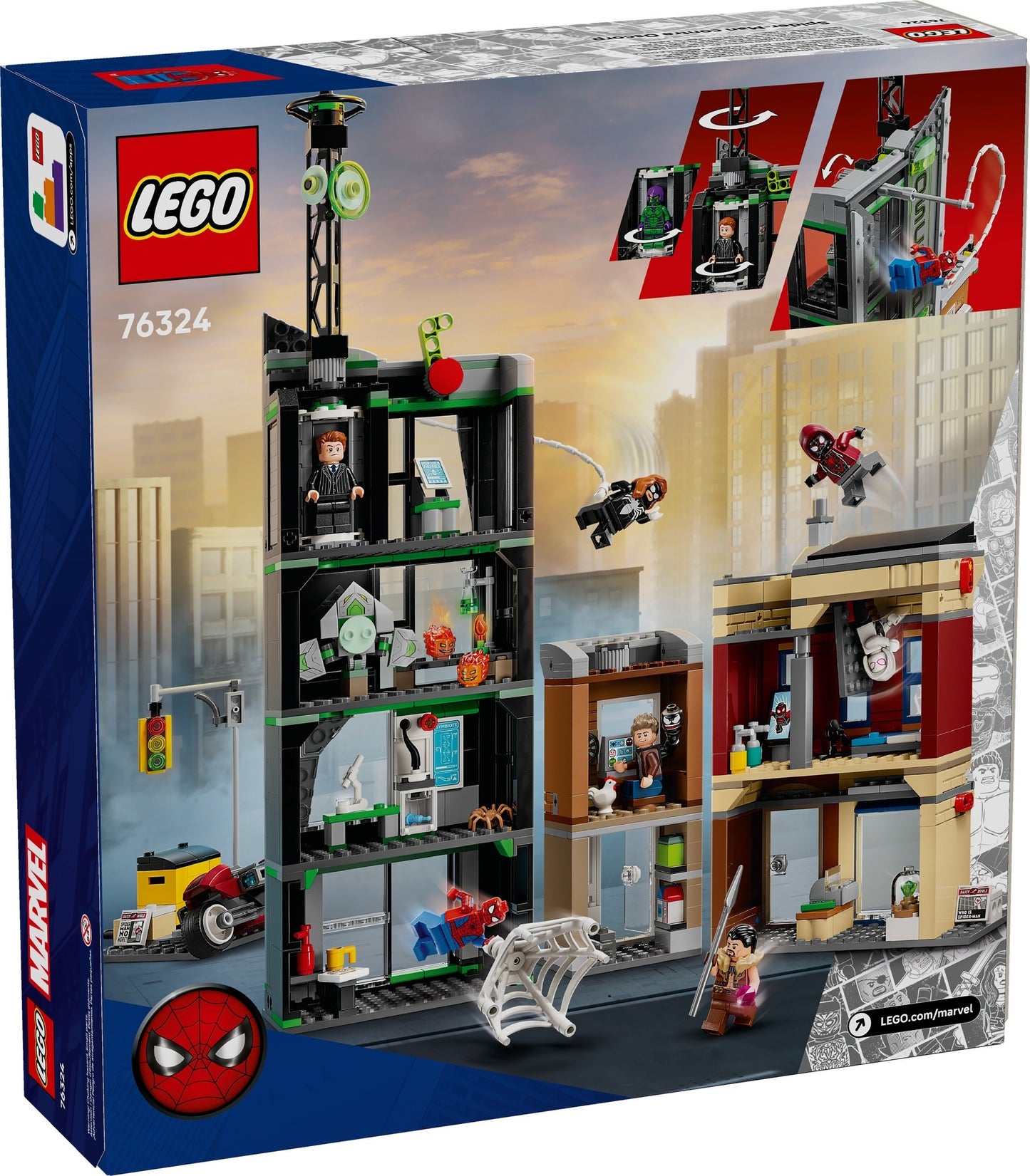 LEGO 76324 Marvel Super Heroes Spider-Man vs. Oscorp