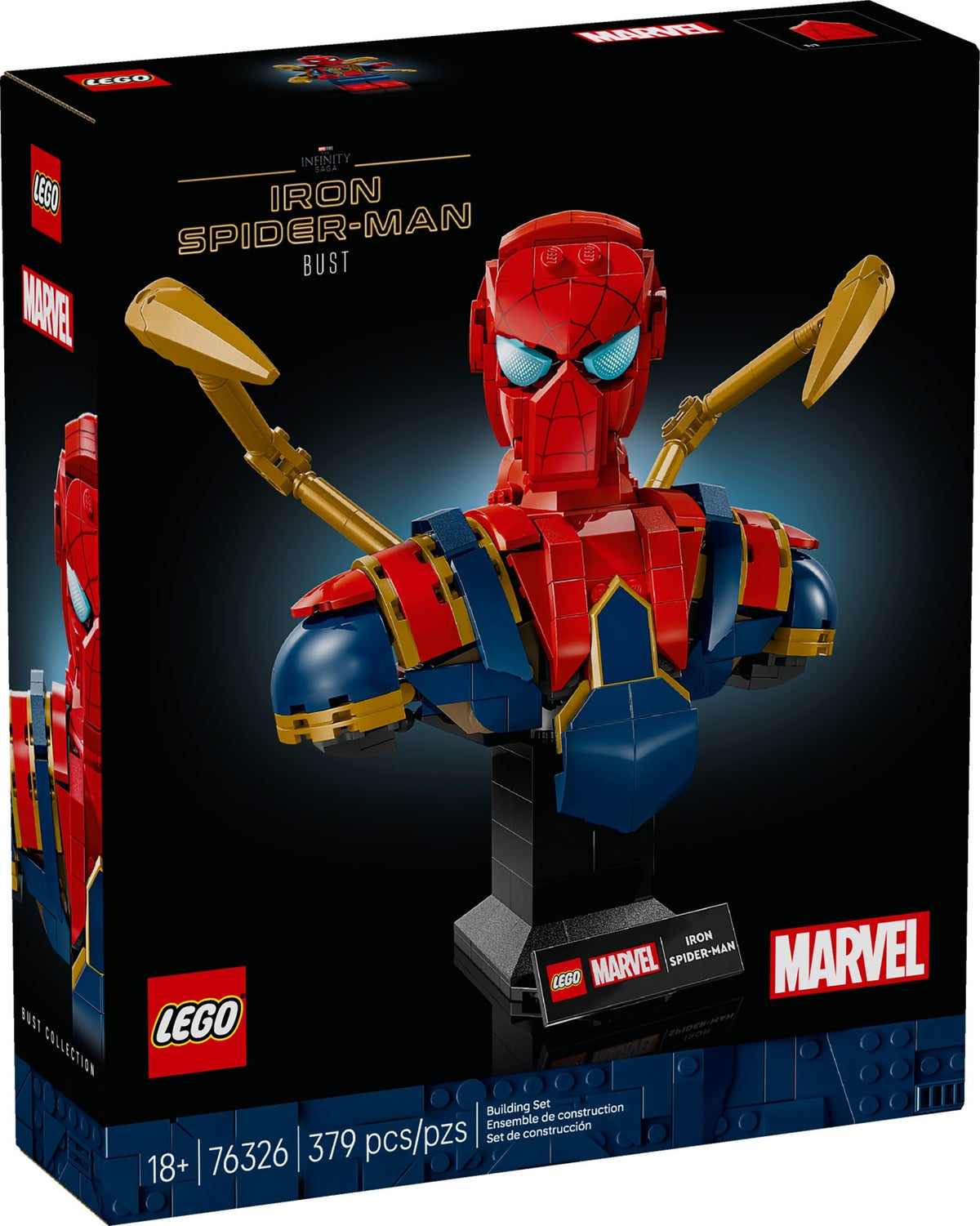 LEGO 76326 Iron Spider-Man Bust