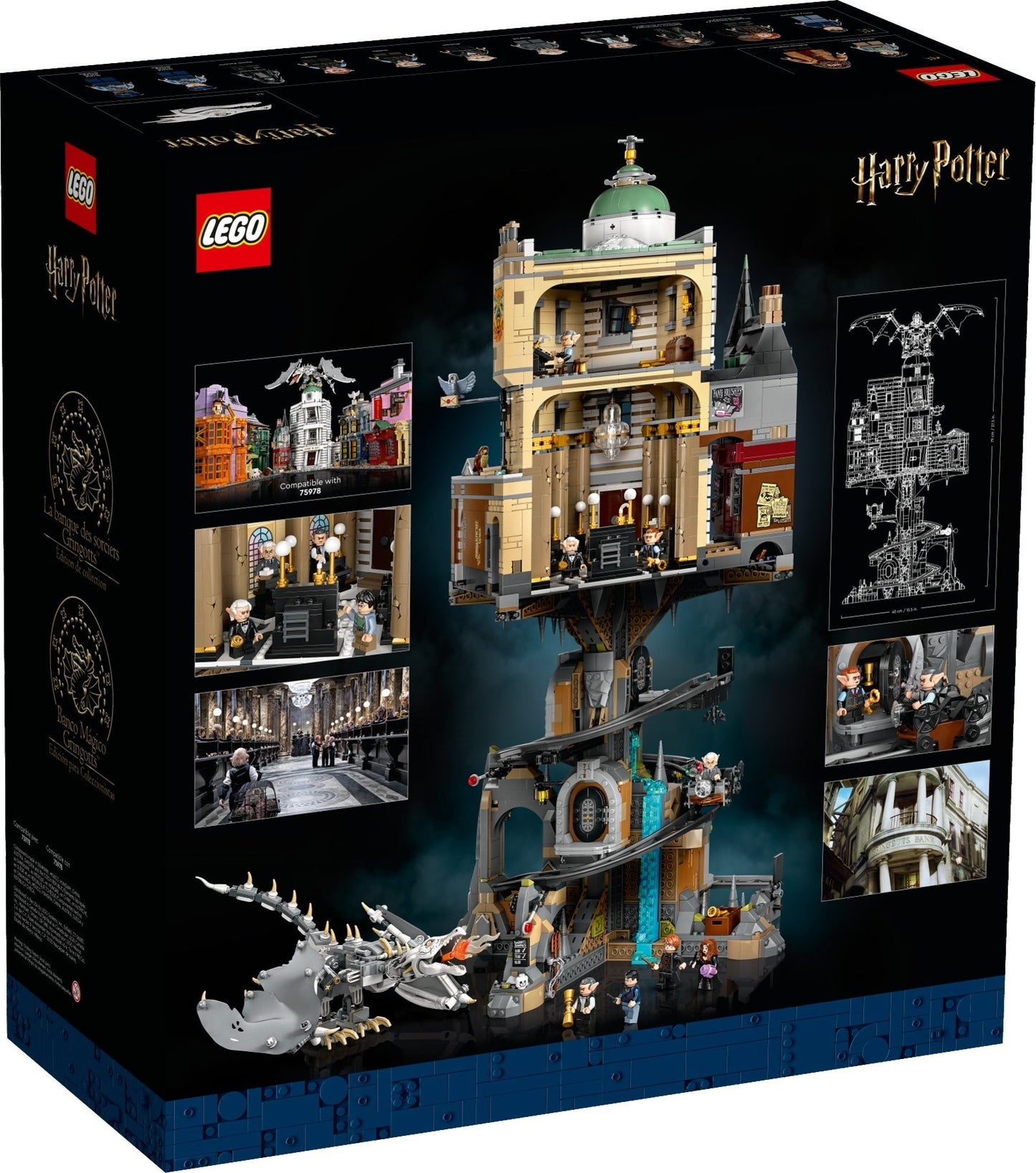 LEGO 76417 Harry Potter Gringotts Wizarding Bank – Collectors' Edition