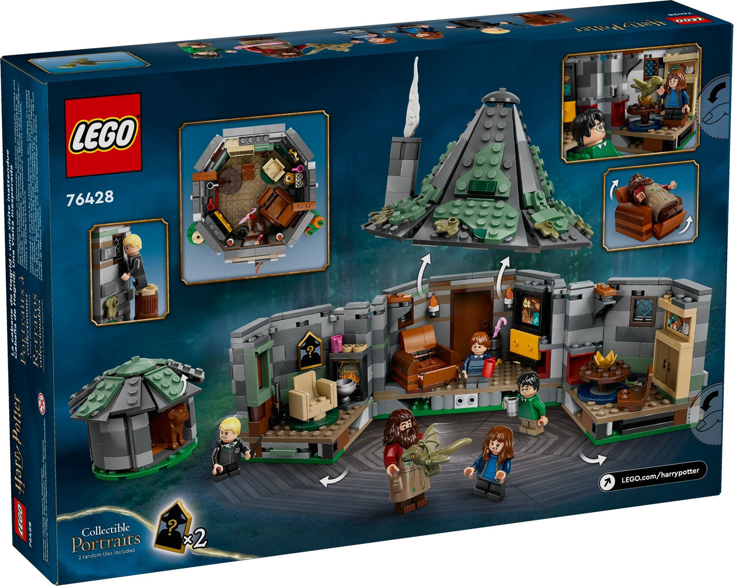 LEGO 76428 Harry Potter Hagrid's Hut: An Unexpected Visit - imperfect box