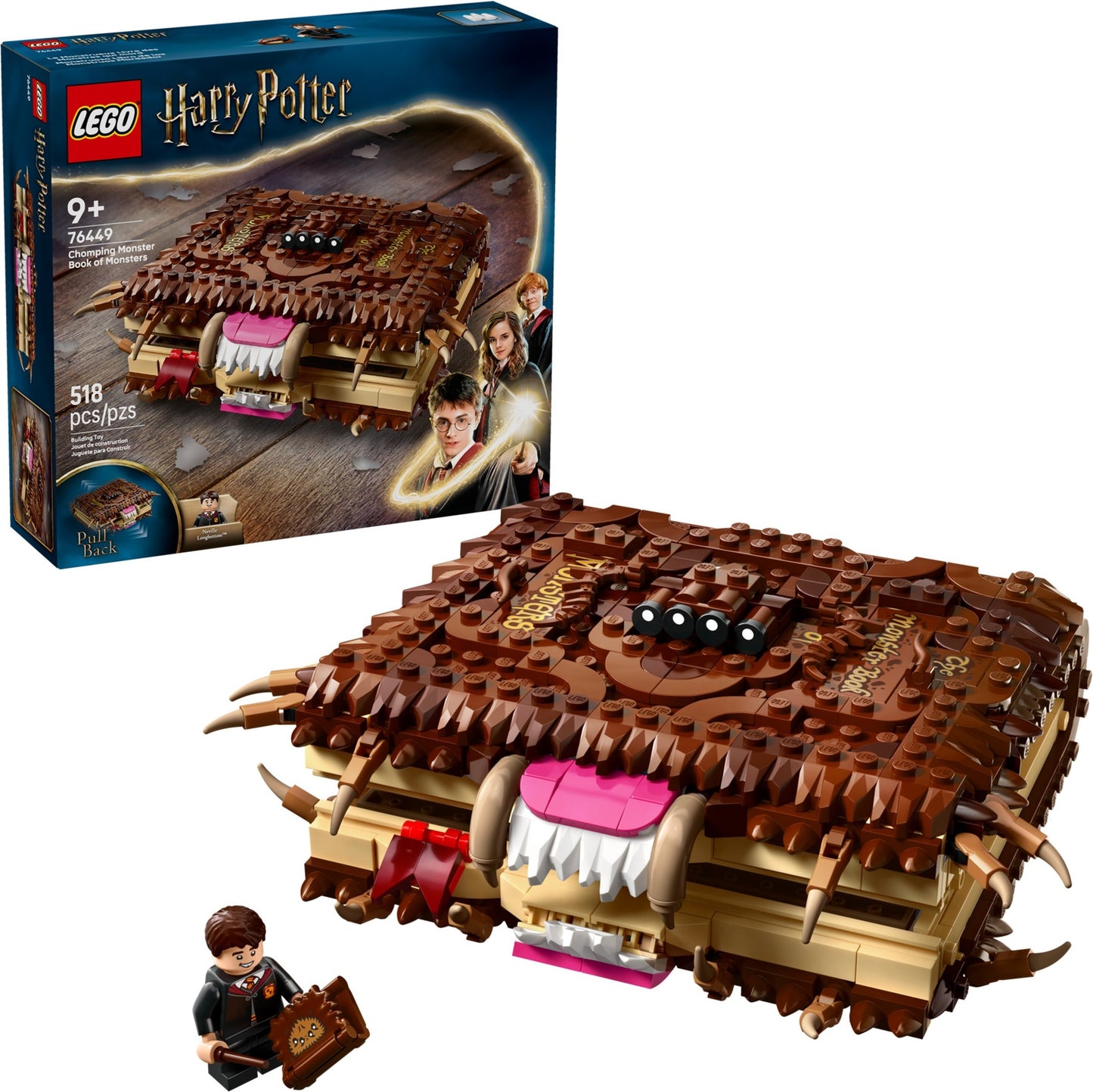 LEGO 76449 Harry Potter Chomping Monster Book of Monsters
