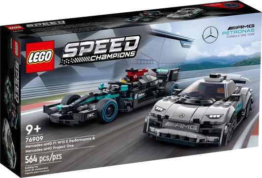 LEGO 76909 Mercedes-AMG F1 W12 E Performance & Mercedes-AMG Project One